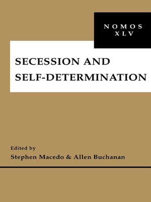 cover image of Secession and Self-Determination